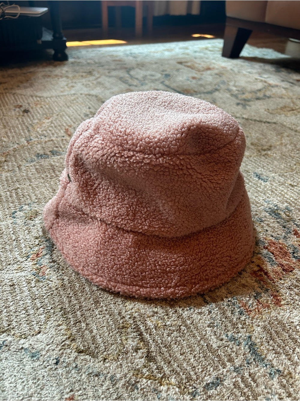 ADORA Pink Sherpa Bucket Hat